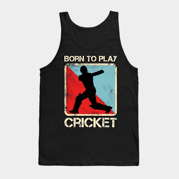 Born to Play Cricket Tank Top by SmithyJ88